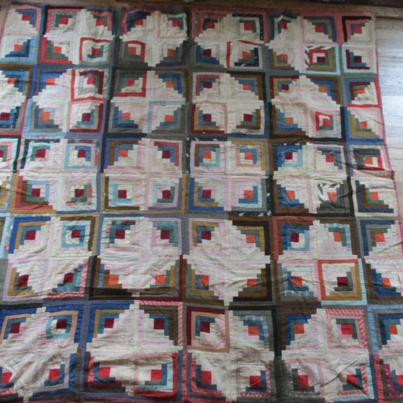Handmade Other - Handmade Vintage Antique AMISH QUILT Blanket Throw